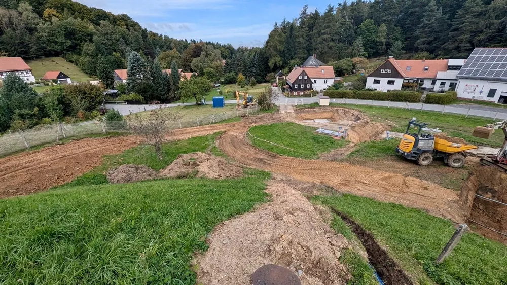Jonsdorf Wasserwerk - Neubau Absetzbecken