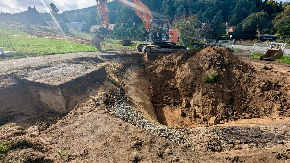 Jonsdorf Wasserwerk - Neubau Absetzbecken
