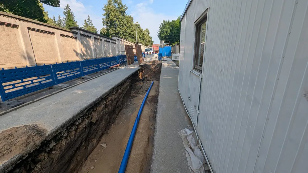 Zittau Brückenstraße, Kanal- und Leitungsbau